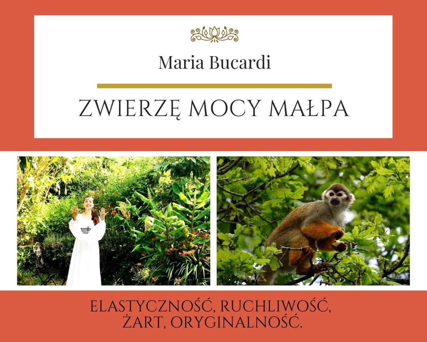 Maria Bucardi Zwierzę Mocy znaczenie Małpa
